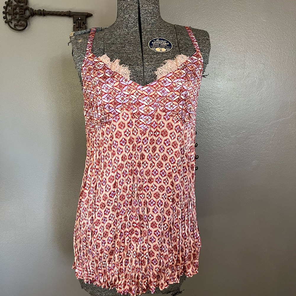 Calvin Klein Pink Patterned Camisole
